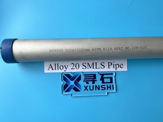 aleación 20 N08020 Tubo sin costura con excelente resistencia a la corrosión
